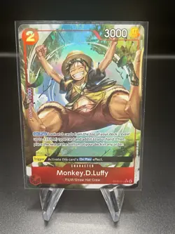 One Piece CCG: Monkey.D.Luffy Alt Art OP06-013 Wings of the Captain Foil English - Image 1