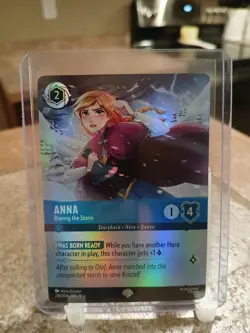 Disney Lorcana Anna Braving the Storm 218/204 Fabled Epic - Image 1