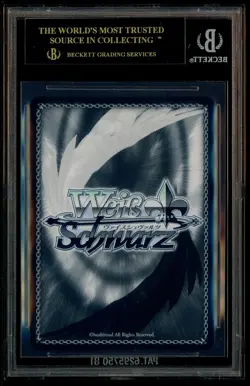 2024 Weiss Schwarz Life/Anthr World JPN RZS116027Ex Emilia BGS 10 BLACK LABEL - Image 3