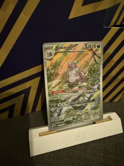 Pokemon TCG Nidoking Scarlet & Violet Holo Illustration Rare Card 174/165 (NM) - Image 1