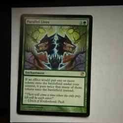Wizards Magic Parallel Lives Innistrad Enchantment Green Rare Regular Card - Image 1