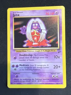 Jynx 45/130 Base Set 2 Pokemon Card 2000 - Image 1