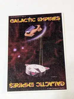 Biruk's Comet T2 Galactic Empires Card Game CCG 1994 Companion - Image 2