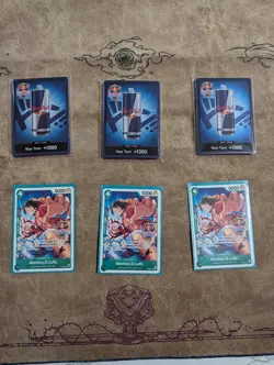 One Piece TCG Red Bull Double Don Set Sealed - Monkey D. Luffy Card PRB-005 - Image 1