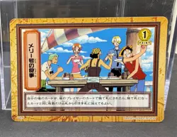 Going Merry Straw Hats ONE PIECE Carddass Hyper Battle Japanese Card FP28 Bandai - Image 1