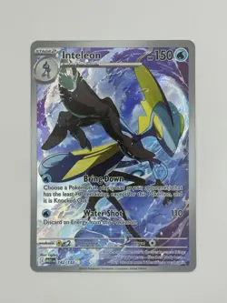 Inteleon 142/132 Mega Evolution Illustration Rare Near Mint Pokemon Card - Image 1