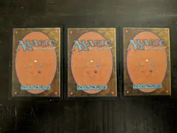 MTG Gaea’s Blessing x3 – Weatherlight – Lot of 3 Vintage Magic Cards – LP - Image 2