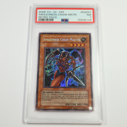 PSA NM 7 - 2008 YUGIOH Amazoness Chain Master Holo EN097 Retro Pack Card #53729L - Image 1