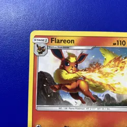 🔥 Flareon Charizard 27 Stamp #SM186 Rare LP | Battle Academy Pokemon Card - Image 5