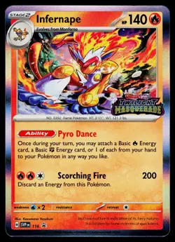 Infernape 116 SV: Scarlet & Violet Promo Cards Holo - Image 1