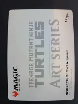 Michelangelo, the Heart 35/54 Art Card MTG Ninja Turtles - Image 2