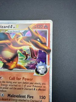 Charizard G LV.X DP45 Diamond and Pearl Holo Black Star Promo Pokemon Card - Image 3