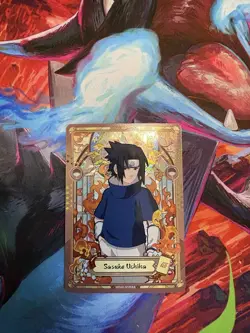 Sasuke Uchiha NRSA01-SP-002L5 Naruto Kayou Heavens Scroll English Card NM - Image 1
