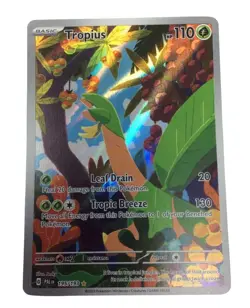 Pokemon Tropius 195/193 Sv02 Paldea Evolved Illustration Rare Holo Full Art Card - Image 1