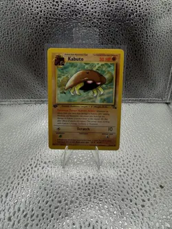 Pokemon TCG Kabuto Fossil Card 50/62 Regular Common 1st Edition - Image 1