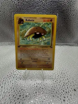 Pokemon TCG Kabuto Fossil Card 50/62 Regular Common 1st Edition - Image 3