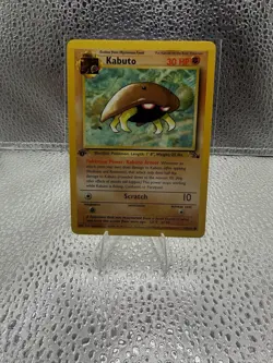 Pokemon TCG Kabuto Fossil Card 50/62 Regular Common 1st Edition - Image 5