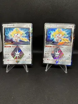 Pokemon TCG Prism Star Holo 2 Card Lot - Jirachi 97/168 2018 - Image 1