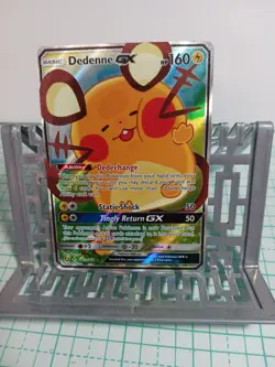 Dedenne GX 195a/214 Full Art Holo Pokemon Card NM - Image 1