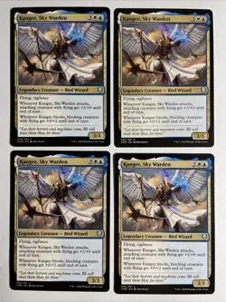 4x Mtg Commander Legends Kangee, Sky Warden NM/M Magic The Gathering - Image 1