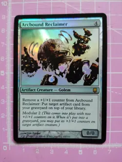 MTG - ARCBOUND RECLAIMER - FOIL - Rare Artifact Creature - Darksteel - M/NM - Image 2