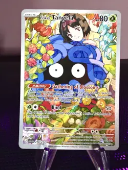 Erika's Tangela 218/217 - Pokemon Ascended Heroes Illustration Rare (IR) Mint/NM - Image 1