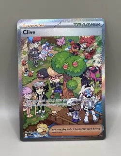 Pokemon Clive Full Art Holo Trainer SV: Paldean Fates 236/091 Special Rare NM - Image 2