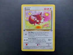 Pokemon - Eevee 51/64 Common 1st Edition Jungle - Image 1