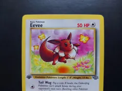 Pokemon - Eevee 51/64 Common 1st Edition Jungle - Image 2