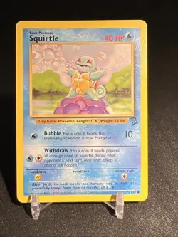 Squirtle 93/130 - Base Set 2 - Pokemon Card TCG 2000 - Image 1