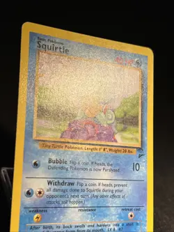 Squirtle 93/130 - Base Set 2 - Pokemon Card TCG 2000 - Image 2