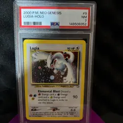 2000 POKEMON NEO GENESIS #9 LUGIA-HOLO PSA 7 - Image 1
