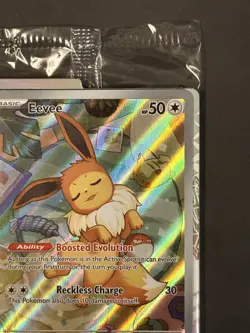 Pokemon TCG Evee 173 Black Star Promo Holo Prismatic Evolutions - Factory Sealed - Image 3
