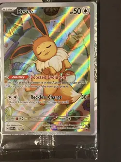 Pokemon TCG Evee 173 Black Star Promo Holo Prismatic Evolutions - Factory Sealed - Image 4