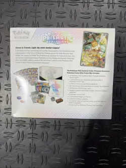 POKEMON CENTER Prismatic Evolutions Elite Trainer Box PC ETB+Acrylic - Image 3