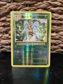 Pokemon TCG XY Evolutions Beedrill 7/108 Reverse Holo Rare Pack Fresh NM! - Image 1