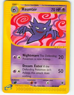 Haunter - 80/165 Expedition Base Set - Pokemon TCG - 2002 - Image 1