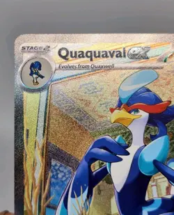 Paldea Evolved QUAQUAVAL EX Special Illustration Rare #260/193 Pokemon TCG - Image 4