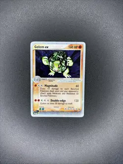 Golem ex 91/97 Dragon Holo Rare 2003 Pokemon TCG Nintendo vintage e-reader HP - Image 1
