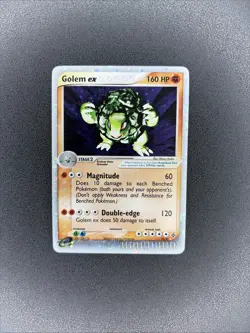 Golem ex 91/97 Dragon Holo Rare 2003 Pokemon TCG Nintendo vintage e-reader HP - Image 2