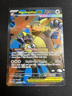 Pokemon Secret Rare Mega Kangaskhan EX Full Art Mega Evolution 164/132 - Image 1