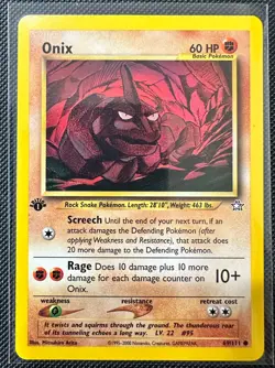 Pokemon 2000 Neo Genesis 1st Edition ONIX 69/111 NM - never played - Image 1