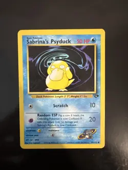 Pokemon TCG Sabrina's Psyduck Gym Challenge 99/132 NM - Image 1