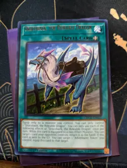 Yugioh! Dracoback, the Rideable Dragon - GRCR-EN032 - Name Shift MISPRINT 1ST ED - Image 1