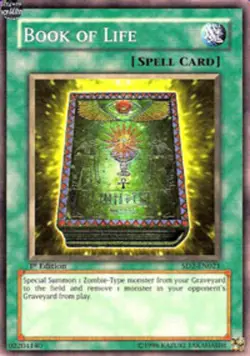 Yugioh! MP Book of Life - SD2-EN021 - Common - 1st Edition Moderately Played, En - Image 1