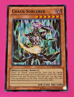 Yu-Gi-Oh Chaos Sorcerer Super Rare LCYW-EN248 Lp - Image 1