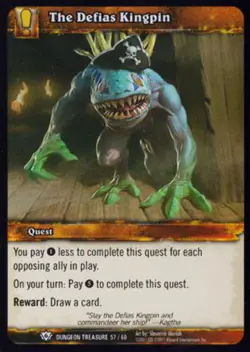 World of Warcraft TCG The Defias Kingpin - Dungeon Deck Treasure 57/60 - Image 1