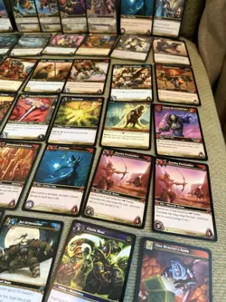 52 World of Warcraft Trading Card Game Lot (WOW TCG) - Image 5