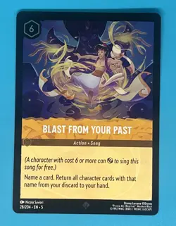 Disney Lorcana Shimmering Skies Blast From Your Past 28/204 Foil - Image 1