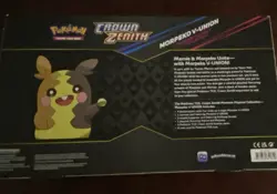 Pokemon Crown Zenith Morpeko V-Union Playmat Box 5 Boosters Promo Cards - Image 2
